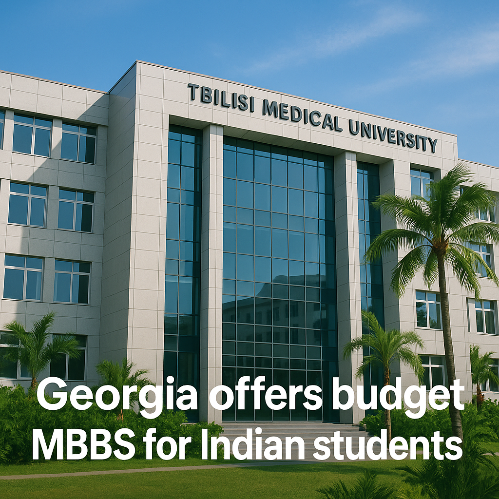 Student choosing MBBS in Georgia as a study abroad option.