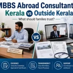 Kerala family comparing MBBS abroad consultants